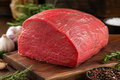 Beef top round roast