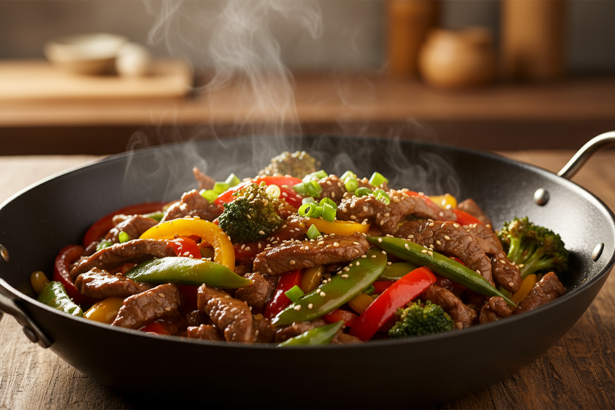 Cooked Beef Stir Fry